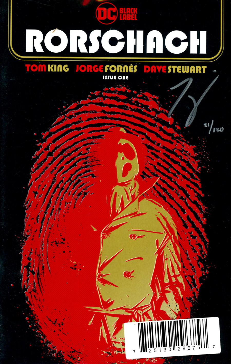 Rorschach #1 DF Signed By Tom King Plus 1