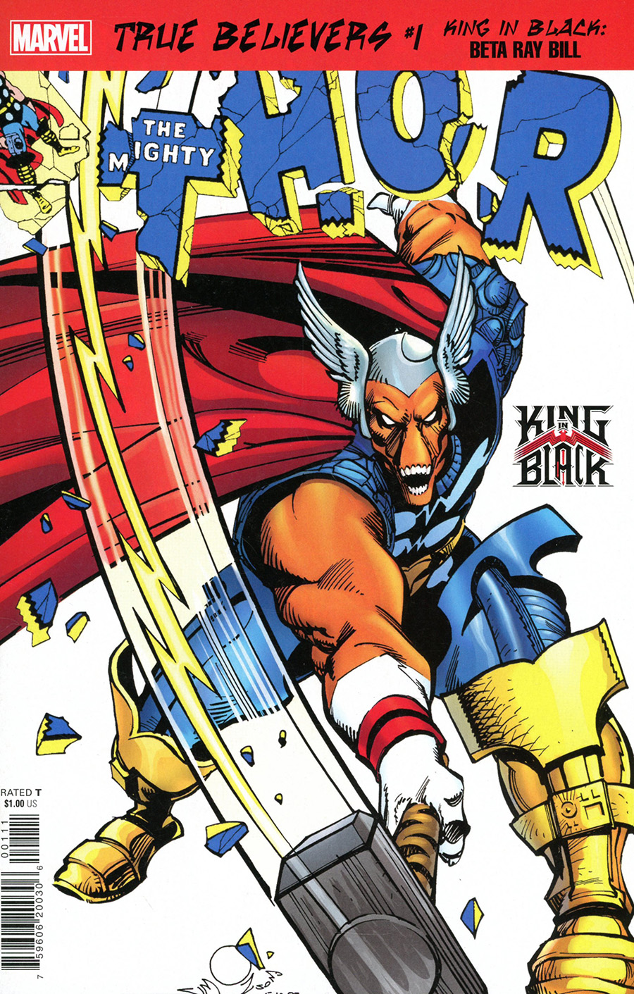True Believers King In Black Beta Ray Bill #1 Cover A Regular Cover
