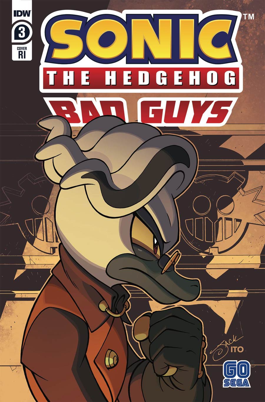 Sonic The Hedgehog Bad Guys #3 Cover C Incentive Jack Lawrence Variant Cover