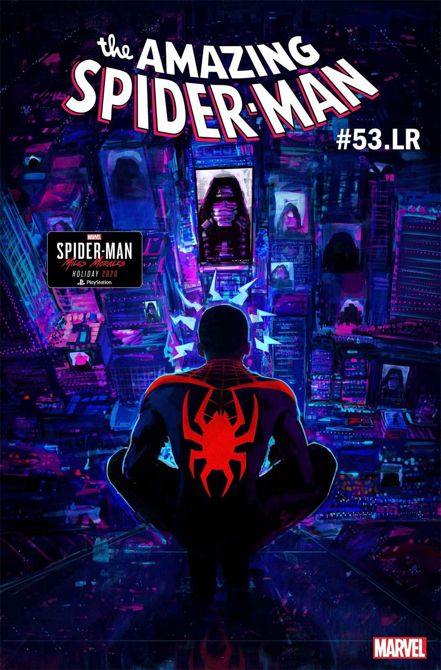 Amazing Spider-Man Vol 5 #53 LR Cover C Incentive Jason Hickey Marvels Spider-Man Miles Morales Variant Cover