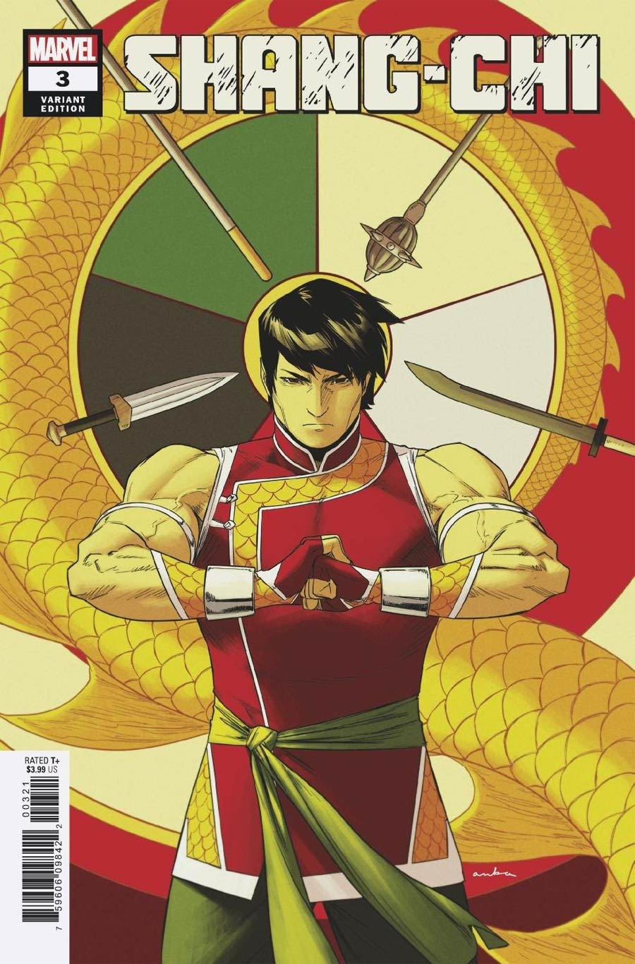 Shang-Chi #3 Cover C Incentive Kris Anka Variant Cover