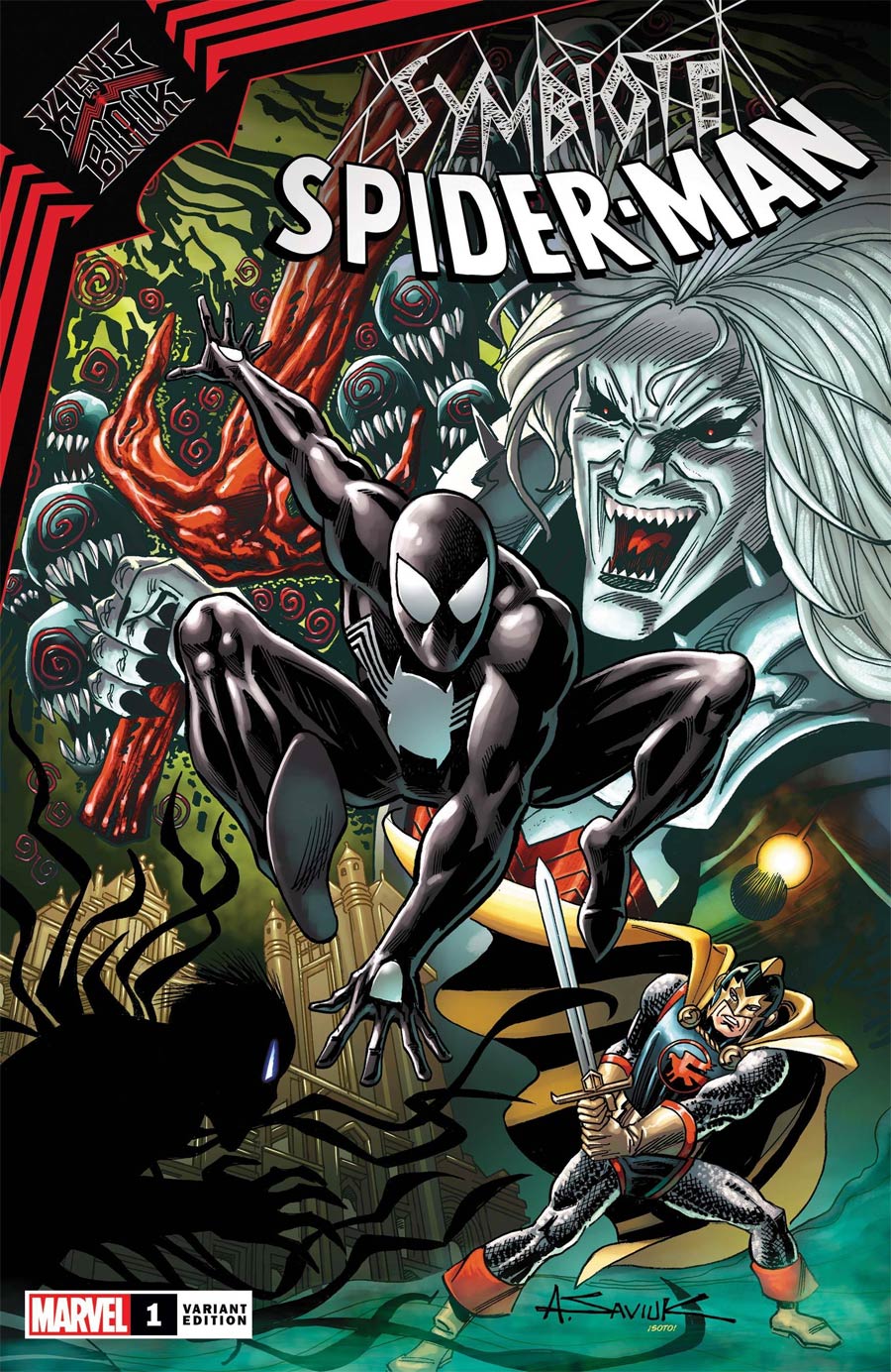 Symbiote Spider-Man King In Black #1 Cover F Incentive Alex Saviuk Variant Cover