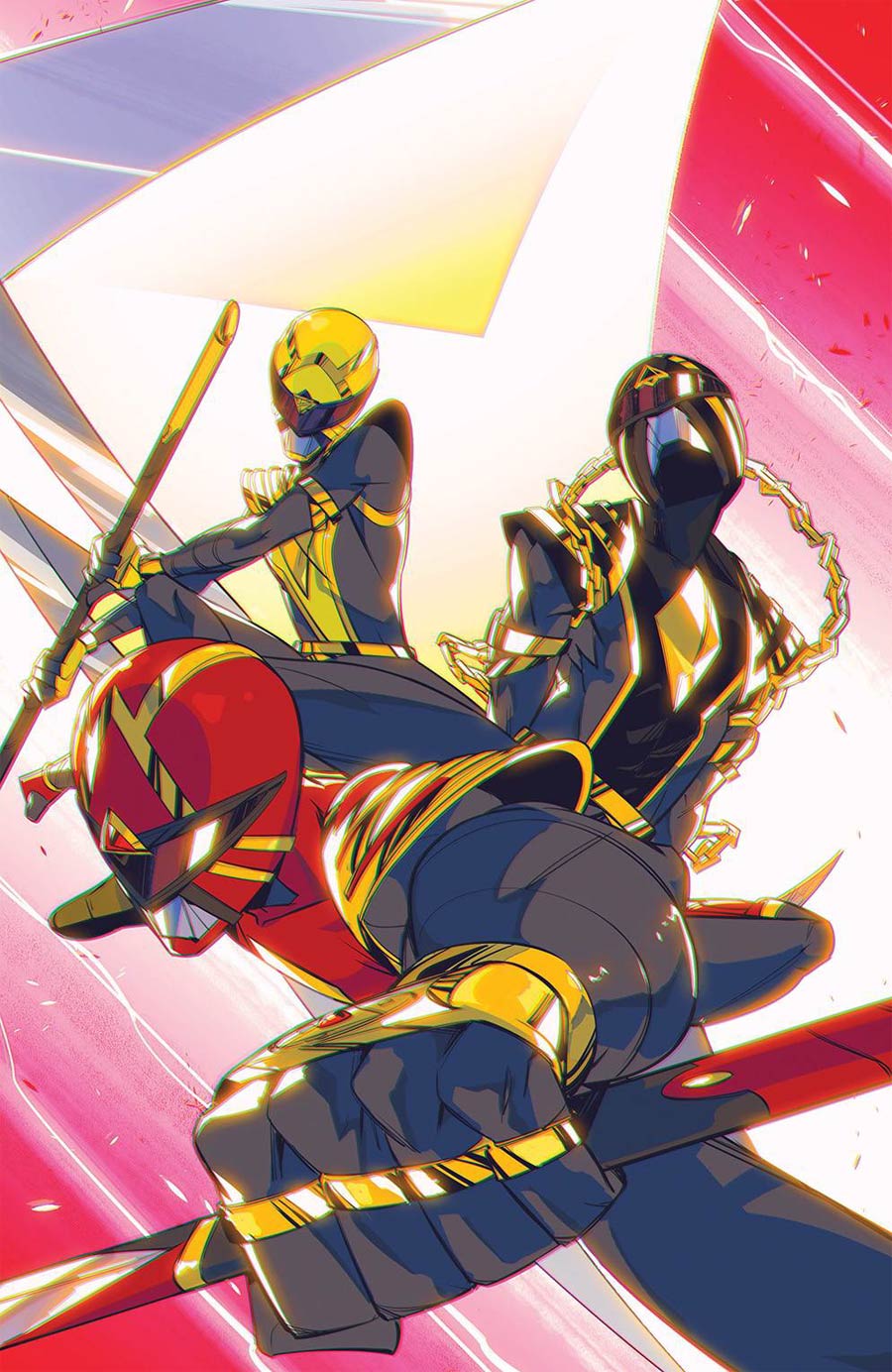 Power Rangers #1 Cover G Incentive Daniele di Nicuolo Undressed Cover