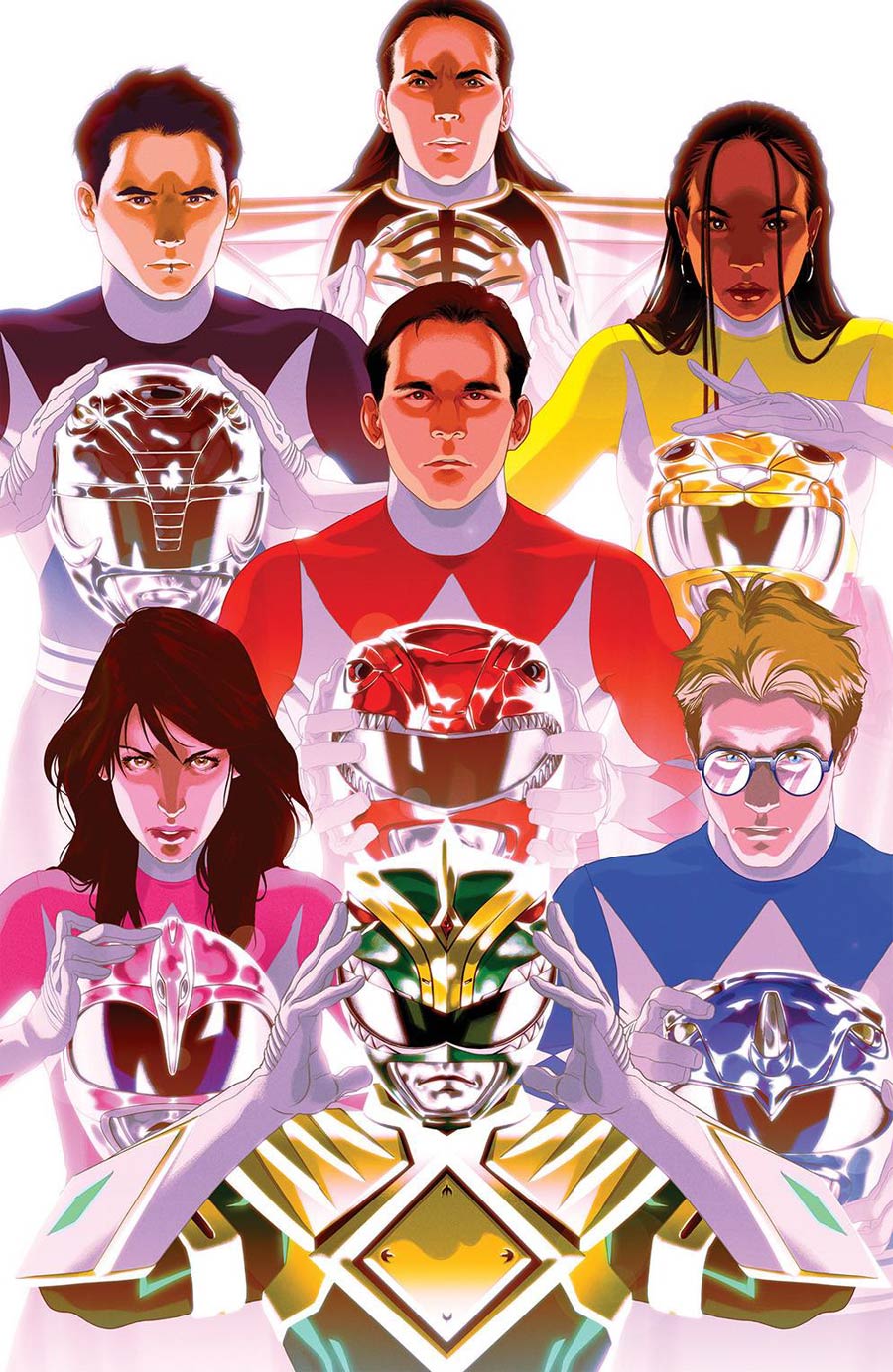 Power Rangers #1 Cover J Incentive Goni Montes Undressed Variant Cover