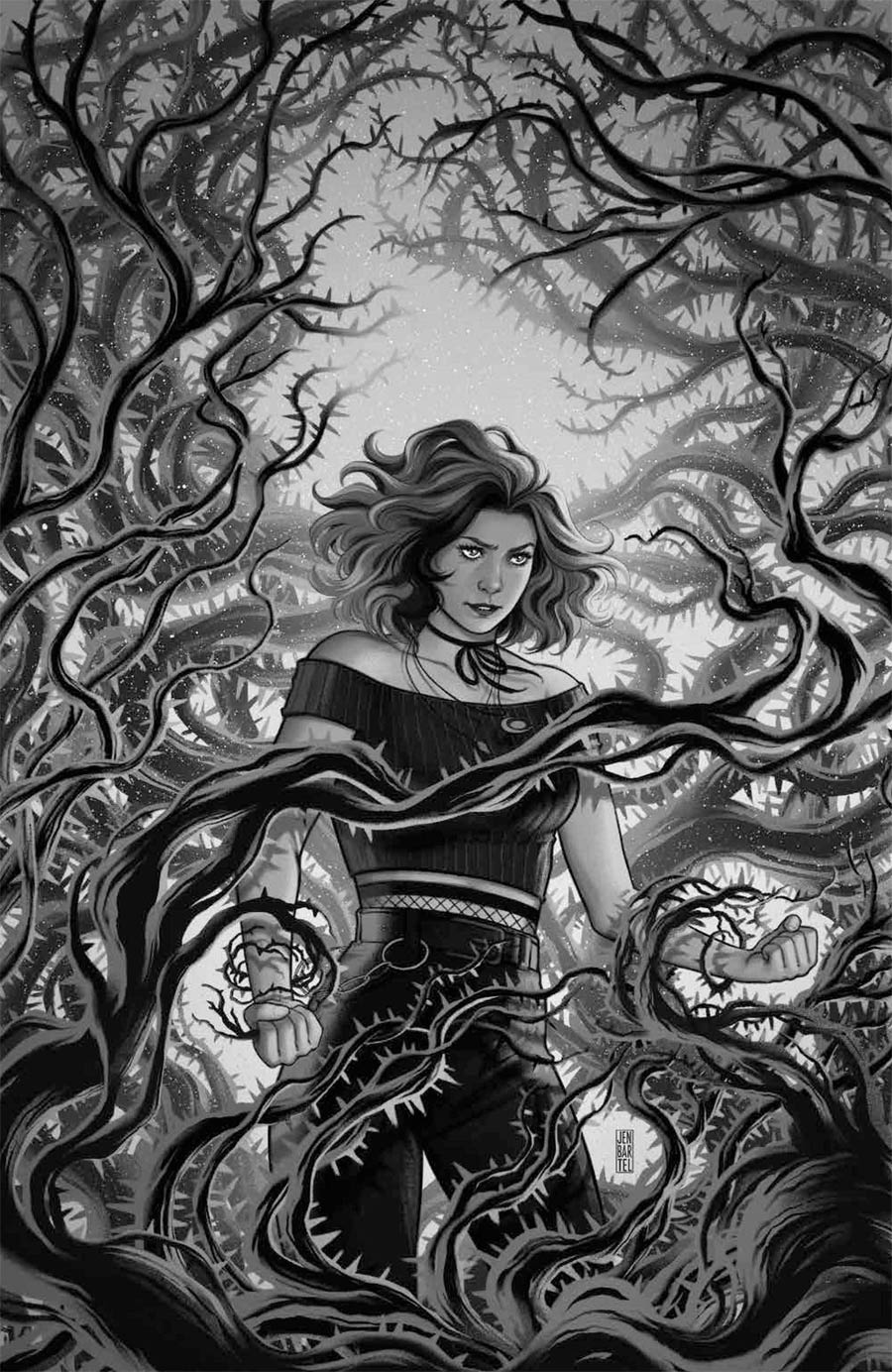 Buffy The Vampire Slayer Willow #5 Cover D Incentive Jen Bartel Black & White Virgin Cover