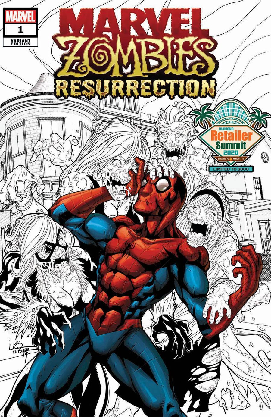 Marvel Zombies Resurrection #1 Cover H Retailer Summit 2020 Logan Lubera Variant Cover