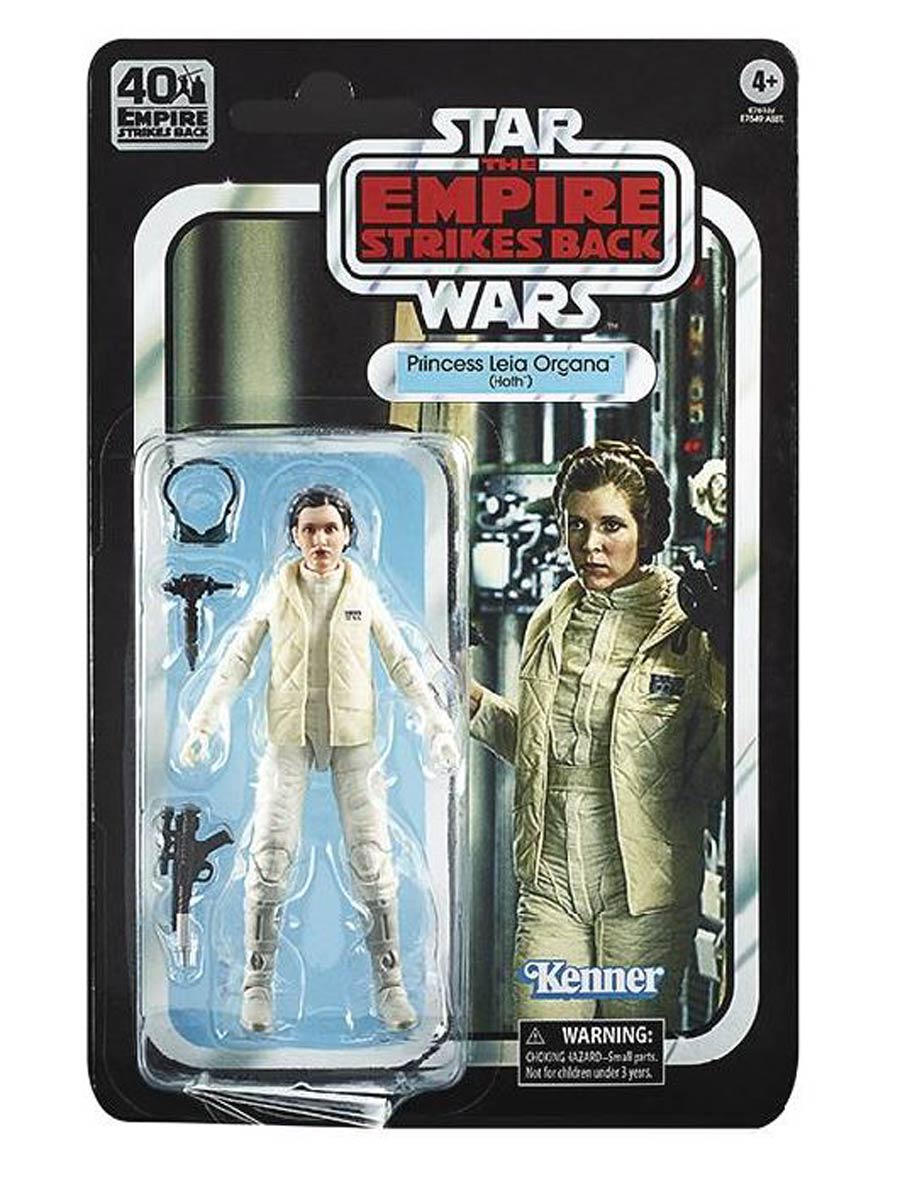 Star Wars Black Series Empire Strikes Back 40th Anniversary 6-Inch Action Figure Assortment 202001 - Leia