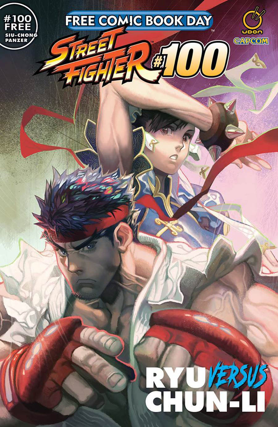 Street Fighter #100 Ryu vs Chun-Li FCBD 2020