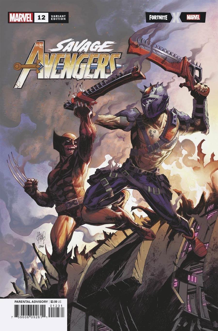 Savage Avengers #12 Cover B Variant Adam Kubert Fortnite Cover