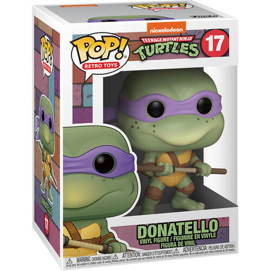 POP Vinyl Retro Toys Teenage Mutant Ninja Turtles Donatello Vinyl Figure