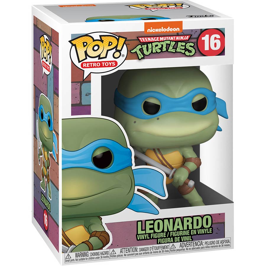 POP Vinyl Retro Toys Teenage Mutant Ninja Turtles Leonardo Vinyl Figure