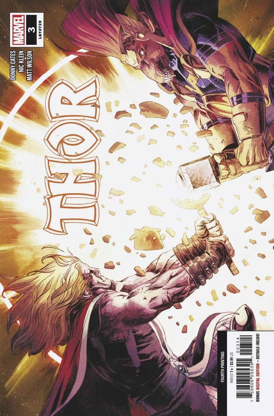 Thor Vol 6 #3 Cover F 4th Ptg Variant Cover