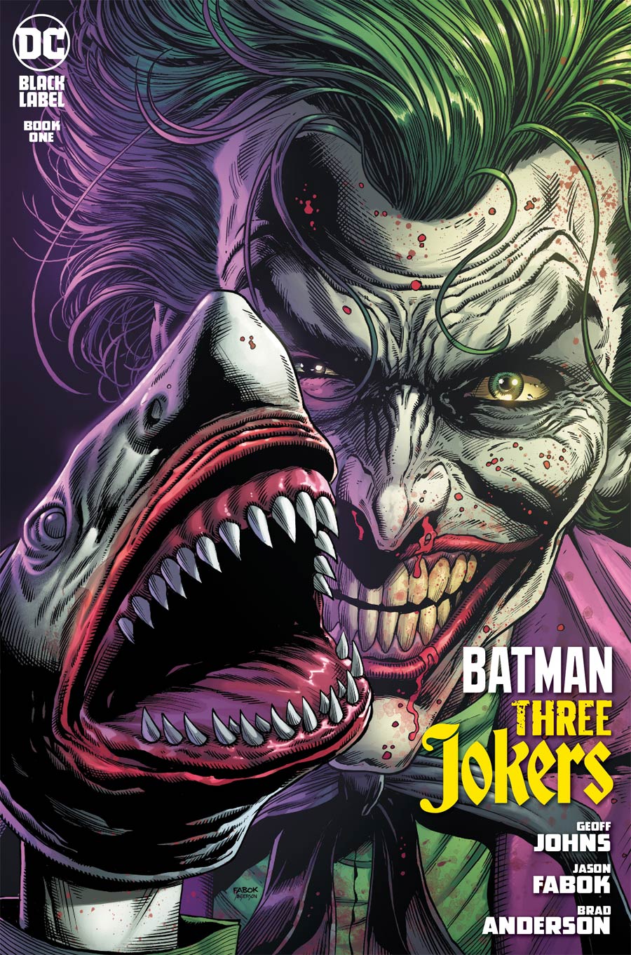 Batman Three Jokers #1 Cover G 2nd Ptg Joker Shark Variant Cover