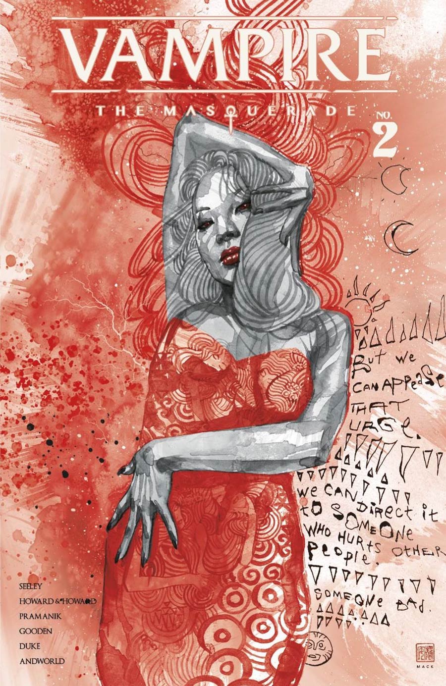 Vampire The Masquerade #2 Cover C Variant David Mack Blood Foil Cover