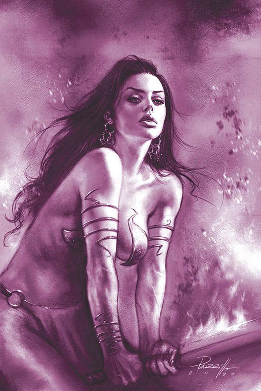 Dejah Thoris Vol 3 #8 Cover M Incentive Lucio Parrillo Tint Virgin Purple Cover
