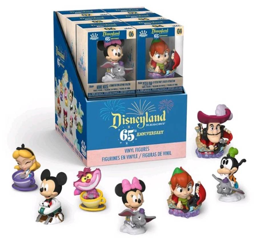 Disneyland 65th Anniversary Mini Vinyl Figure 12-Piece Display