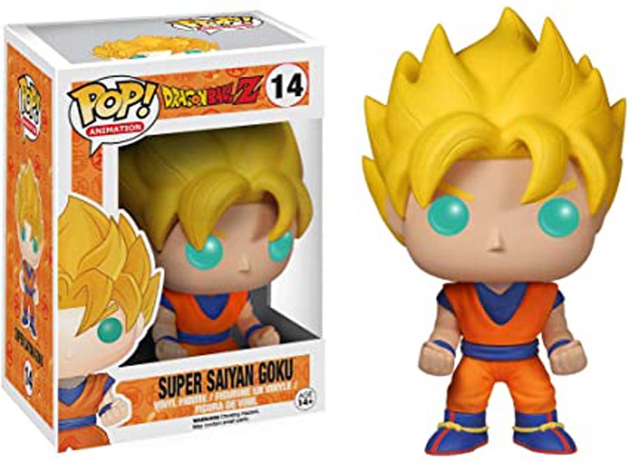 POP Animation Dragon Ball Z Super Saiyan Goku First Appearance Vinyl Figure