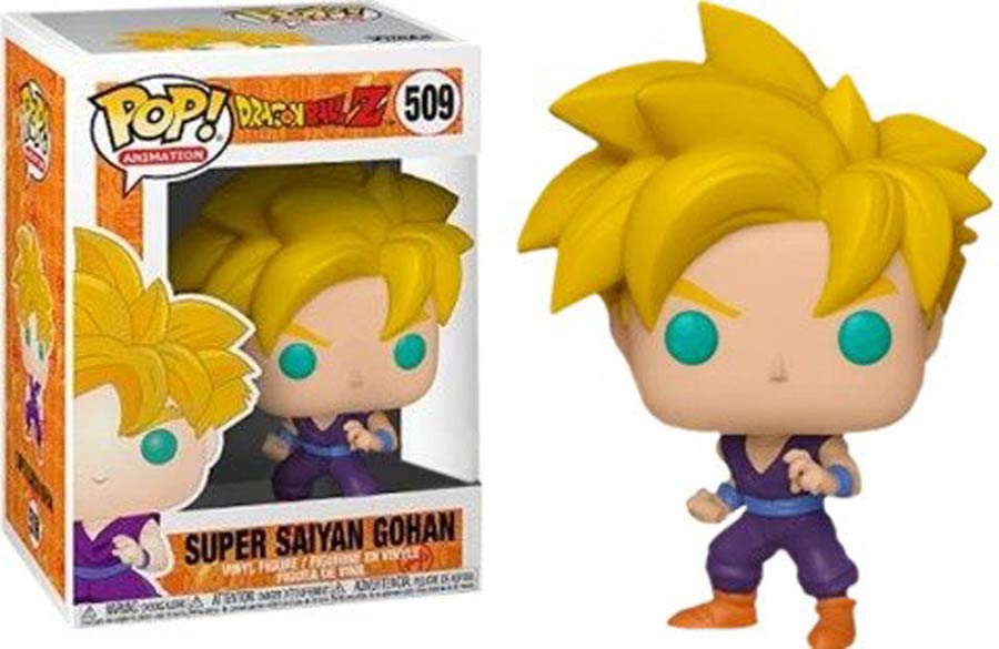 POP Animation Dragon Ball Z Super Saiyan Gohan Vinyl Figure
