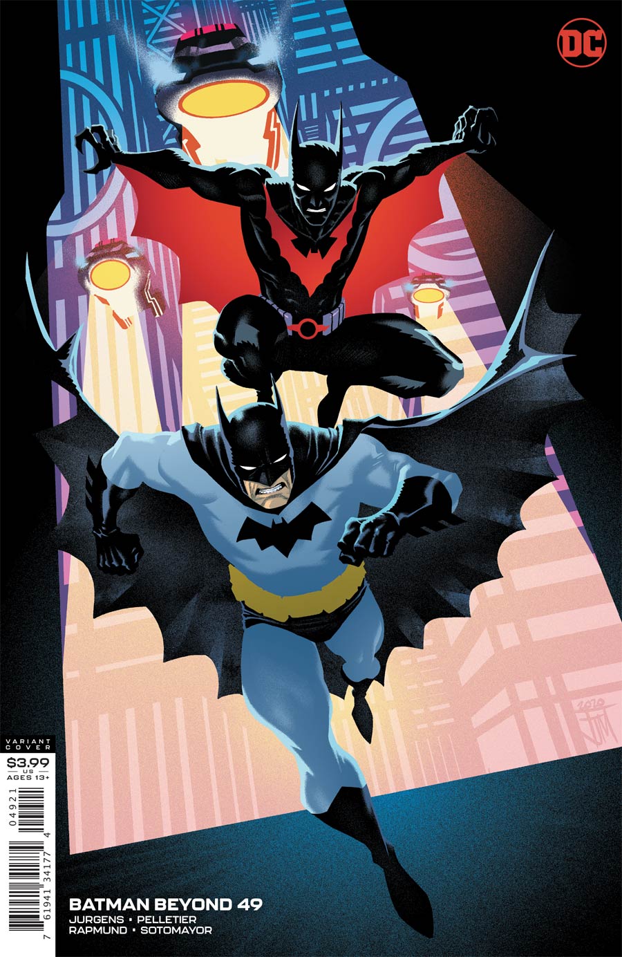 Batman Beyond Vol 6 #49 Cover B Variant Francis Manapul Cover