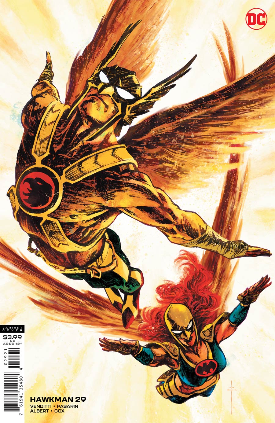 Hawkman Vol 5 #29 Cover B Variant Sebastian Fiumara Cover