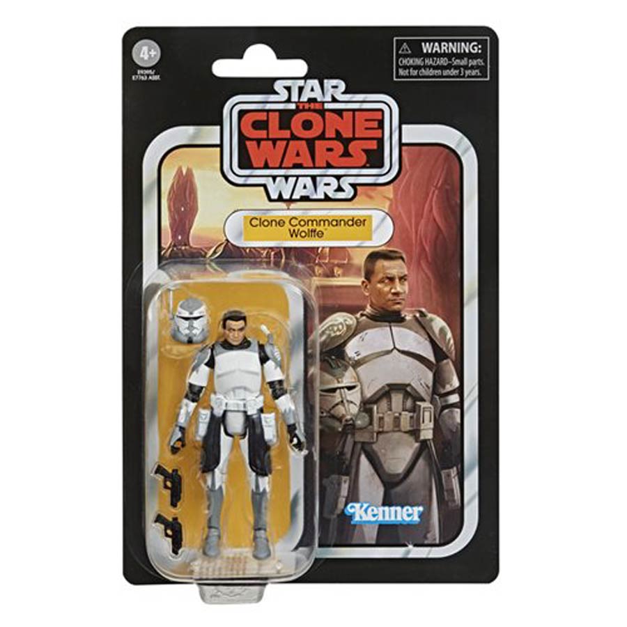Star Wars Vintage Series 3.75-Inch Action Figure - Clone Commander Wolffe