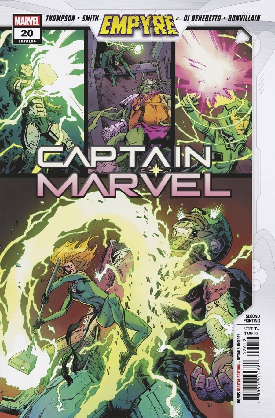 Captain Marvel Vol 9 #20 Cover C 2nd Ptg Variant Cover (Empyre Tie-In)