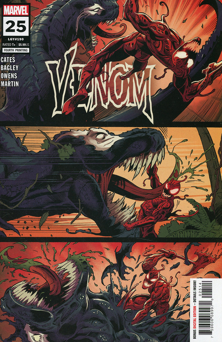 Venom Vol 4 #25 Cover U 4th Ptg Variant Cover