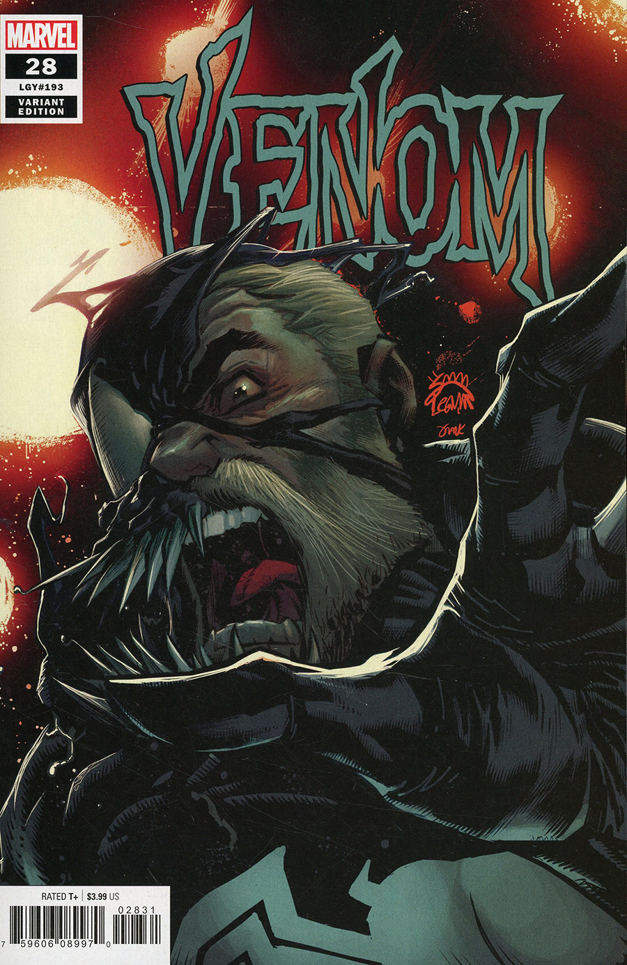 Venom Vol 4 #28 Cover B Variant Ryan Stegman Cover