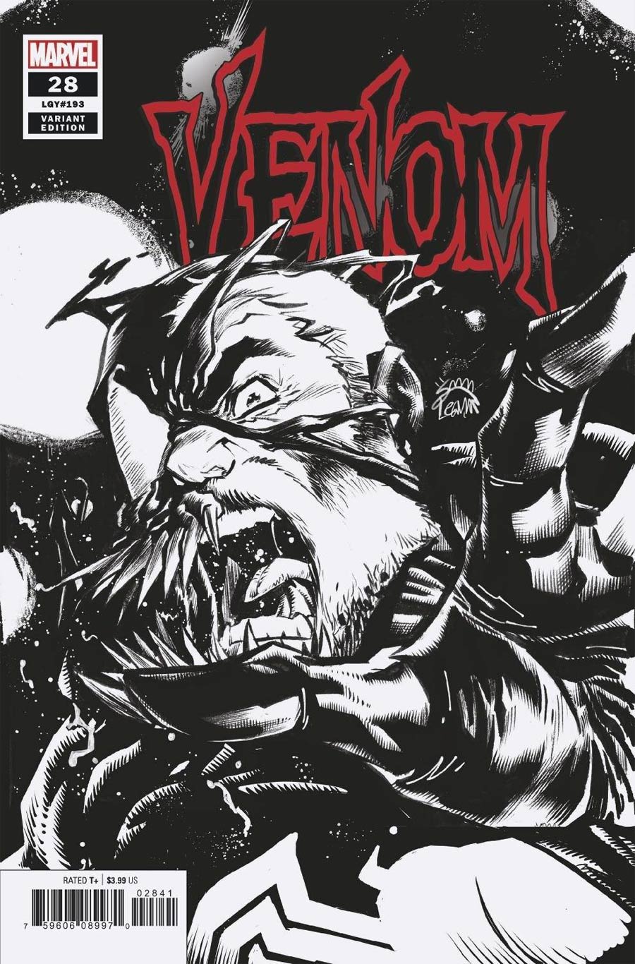 Venom Vol 4 #28 Cover C Incentive Ryan Stegman Sketch Cover