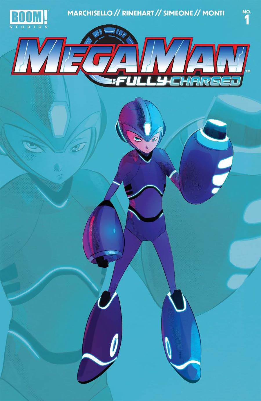 Mega Man Fully Charged #1 Cover H 2nd Ptg