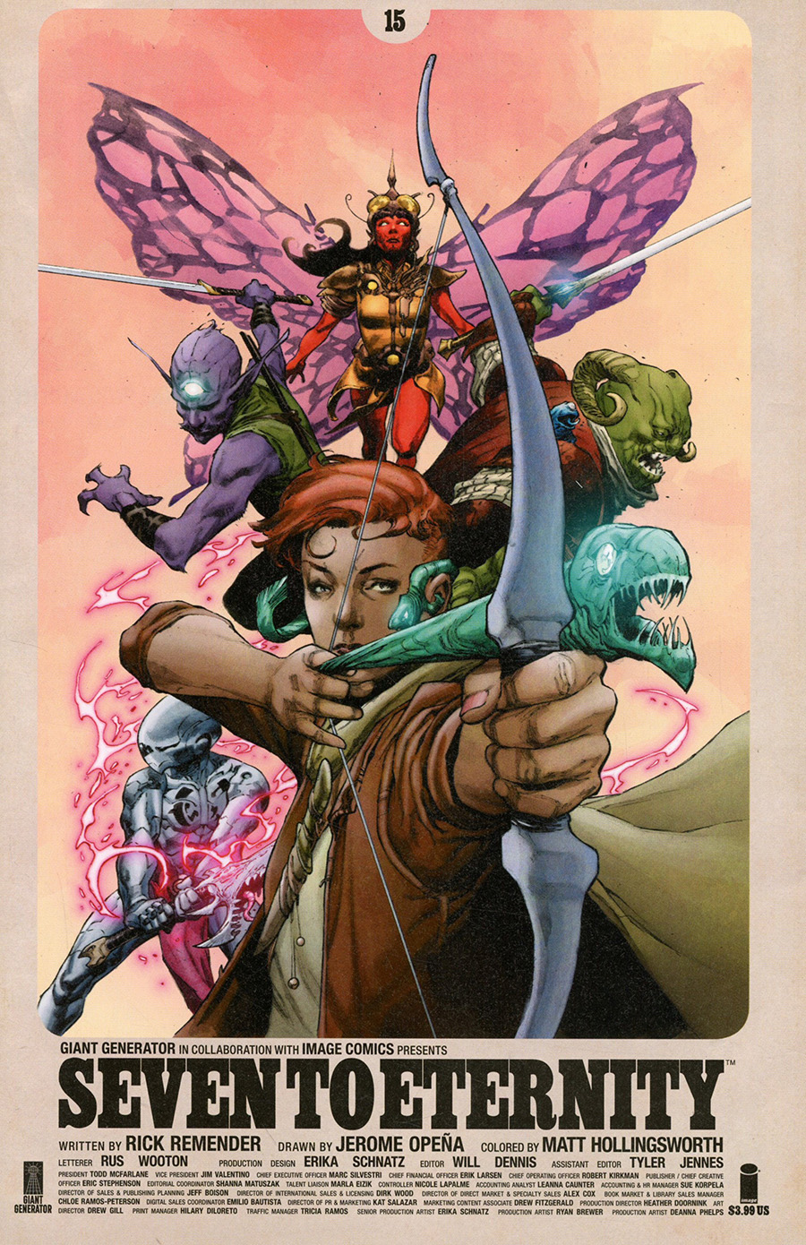 Seven To Eternity #15 Cover A Regular Jerome Opena & Matt Hollingsworth Cover