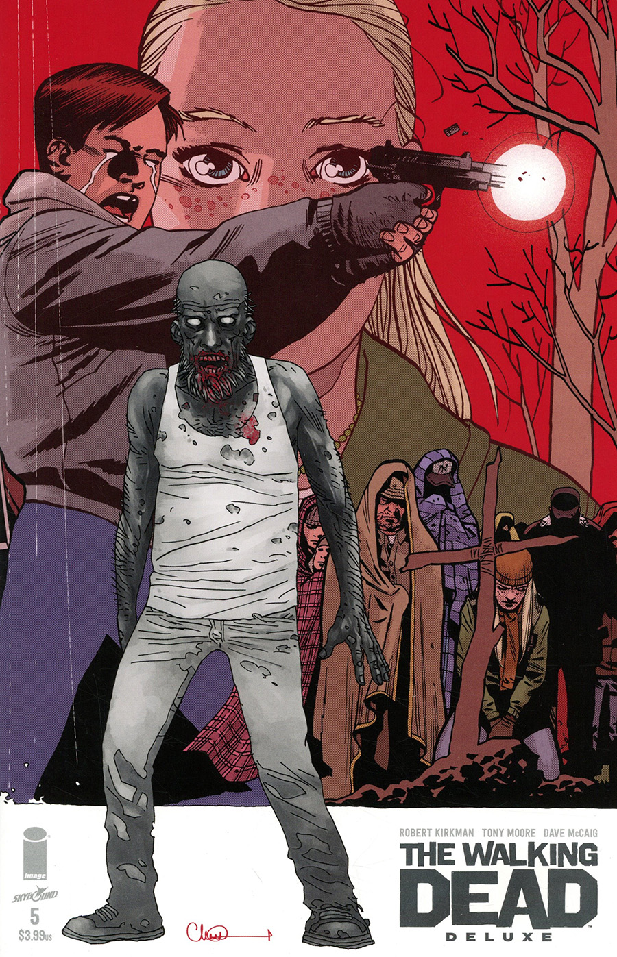 Walking Dead Deluxe #5 Cover C Variant Charlie Adlard & Dave McCaig Cover