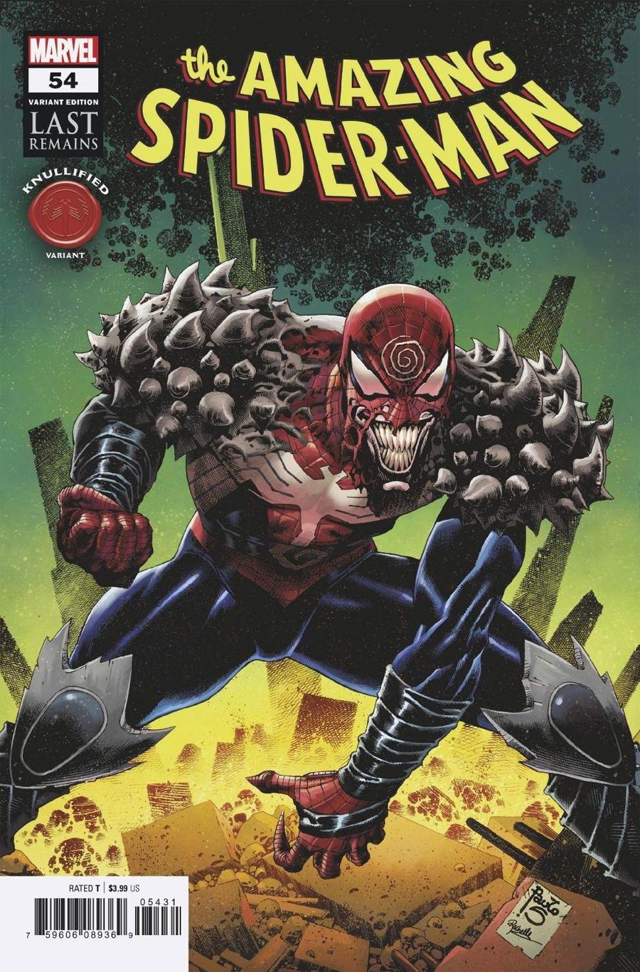 Amazing Spider-Man Vol 5 #54 Cover B Variant Paulo Siquera Knullified Cover