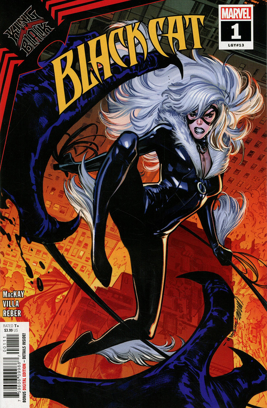 Black Cat Vol 2 #1 Cover A Regular Pepe Larraz Cover (King In Black Tie-In)