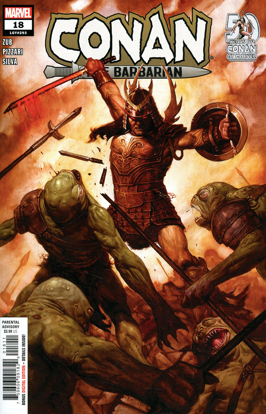 Conan The Barbarian Vol 4 #18 Cover A Regular EM Gist Cover