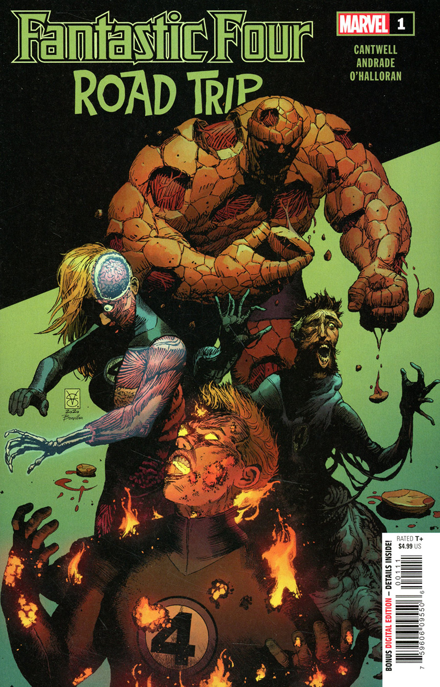 Fantastic Four Road Trip One Shot Cover A Regular Valerio Giangiordano Cover