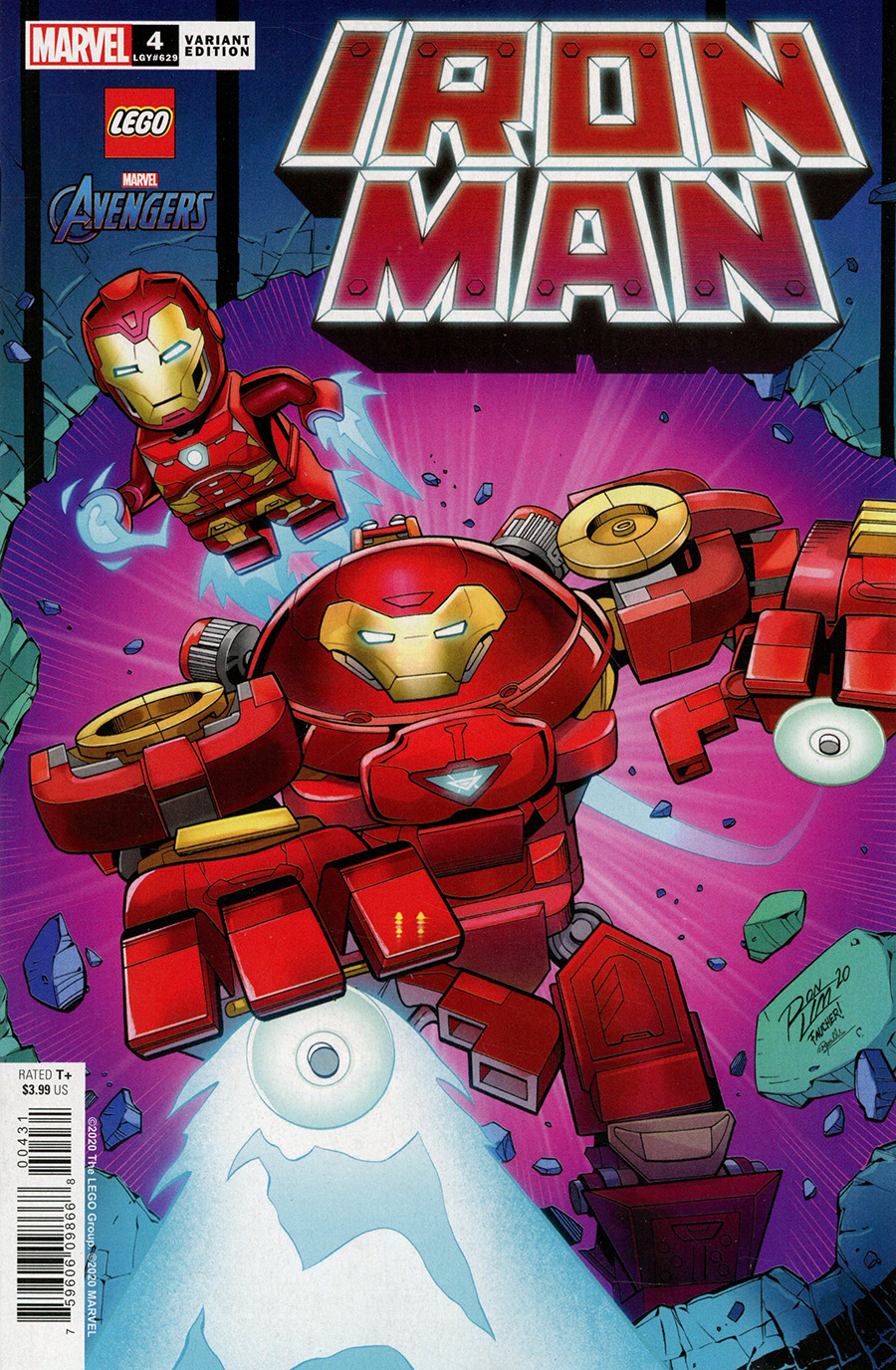 Iron Man Vol 6 #4 Cover C Variant Ron Lim LEGO Cover