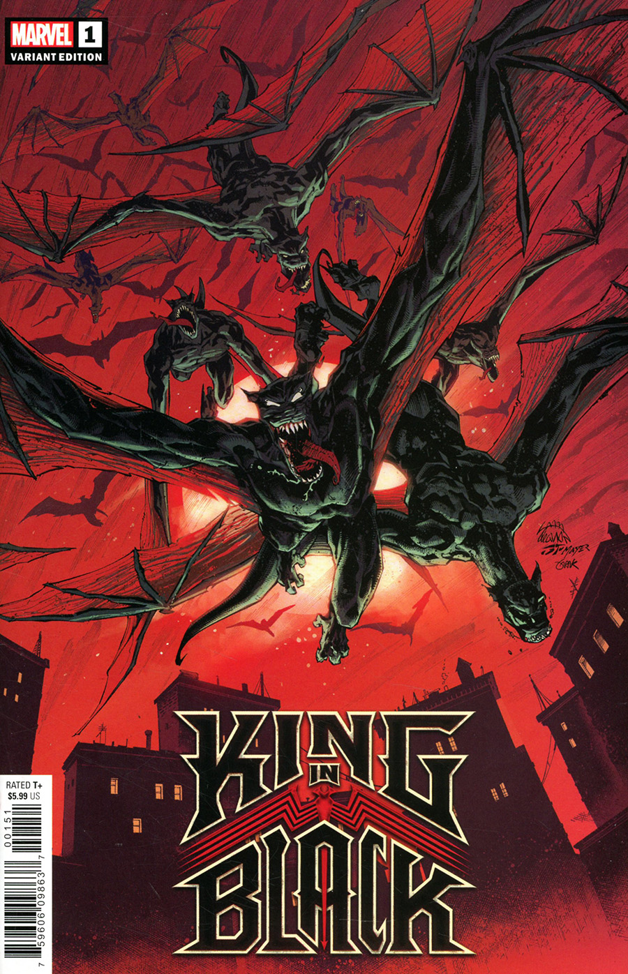 King In Black #1 Cover D Variant Ryan Stegman Darkness Reigns Cover