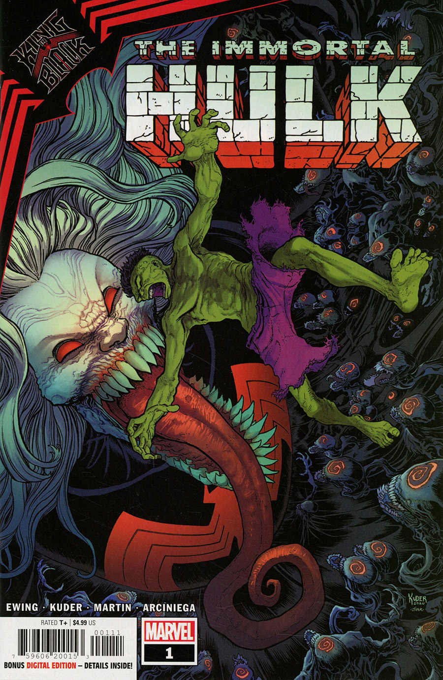 King In Black Immortal Hulk One Shot Cover A Regular Aaron Kuder Cover