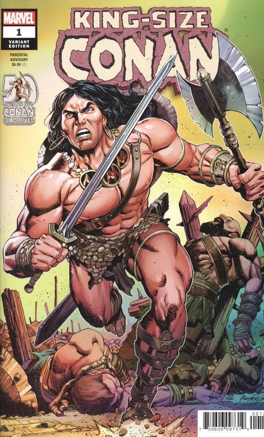 King-Size Conan One Shot Cover B Variant Carlos Pacheco Cover