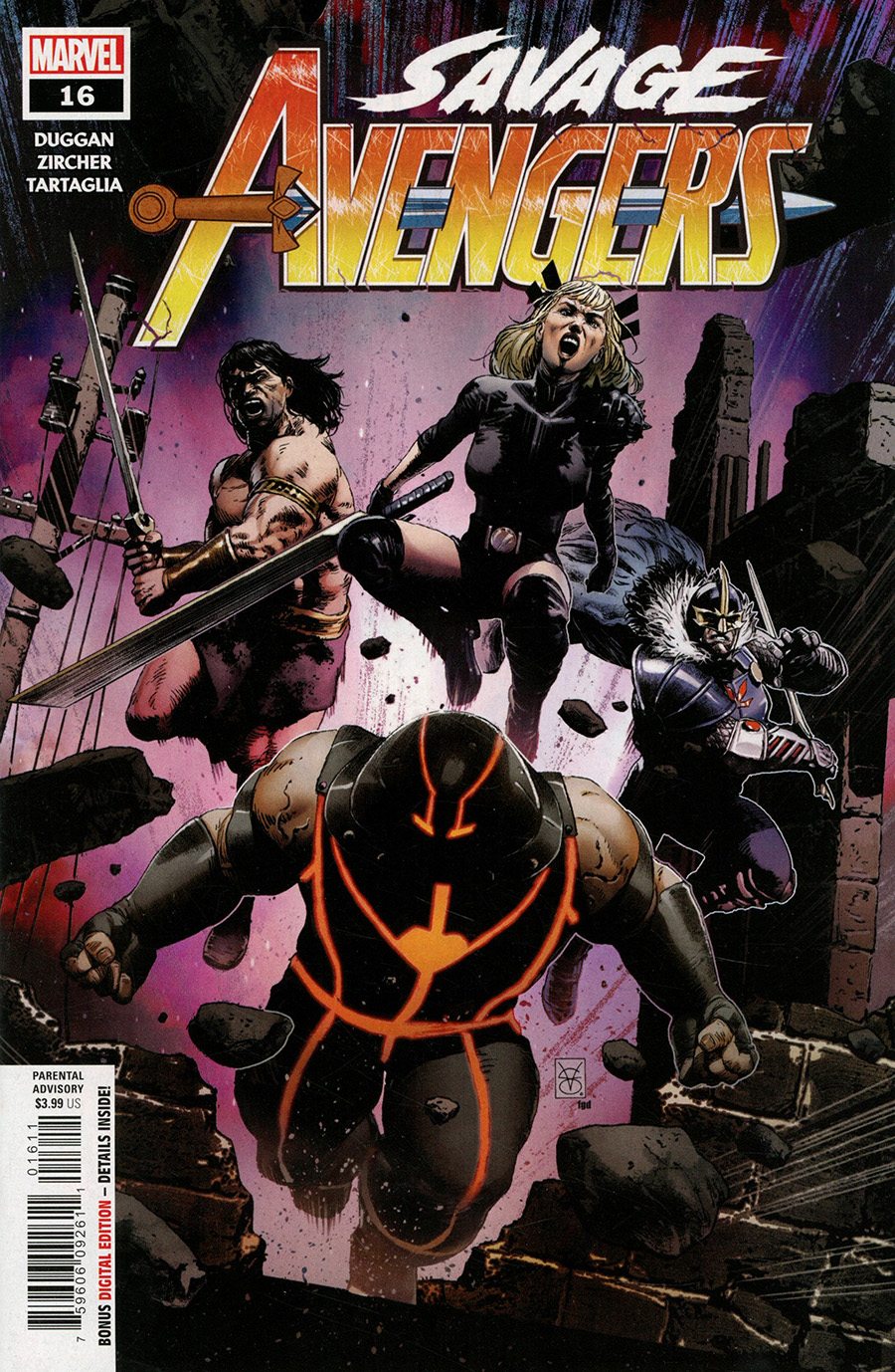 Savage Avengers #16 Cover A Regular Valerio Giangiordano Cover