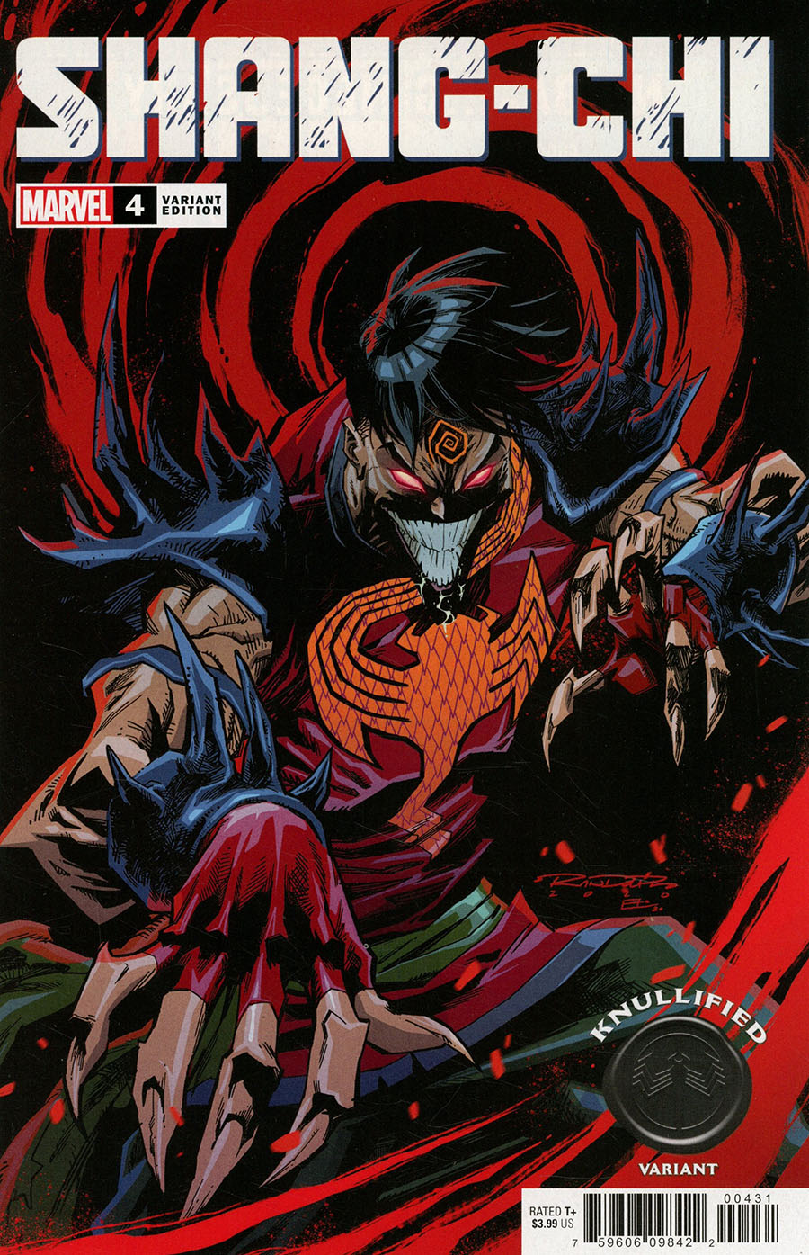 Shang-Chi #4 Cover B Variant Khary Randolph Knullified Cover