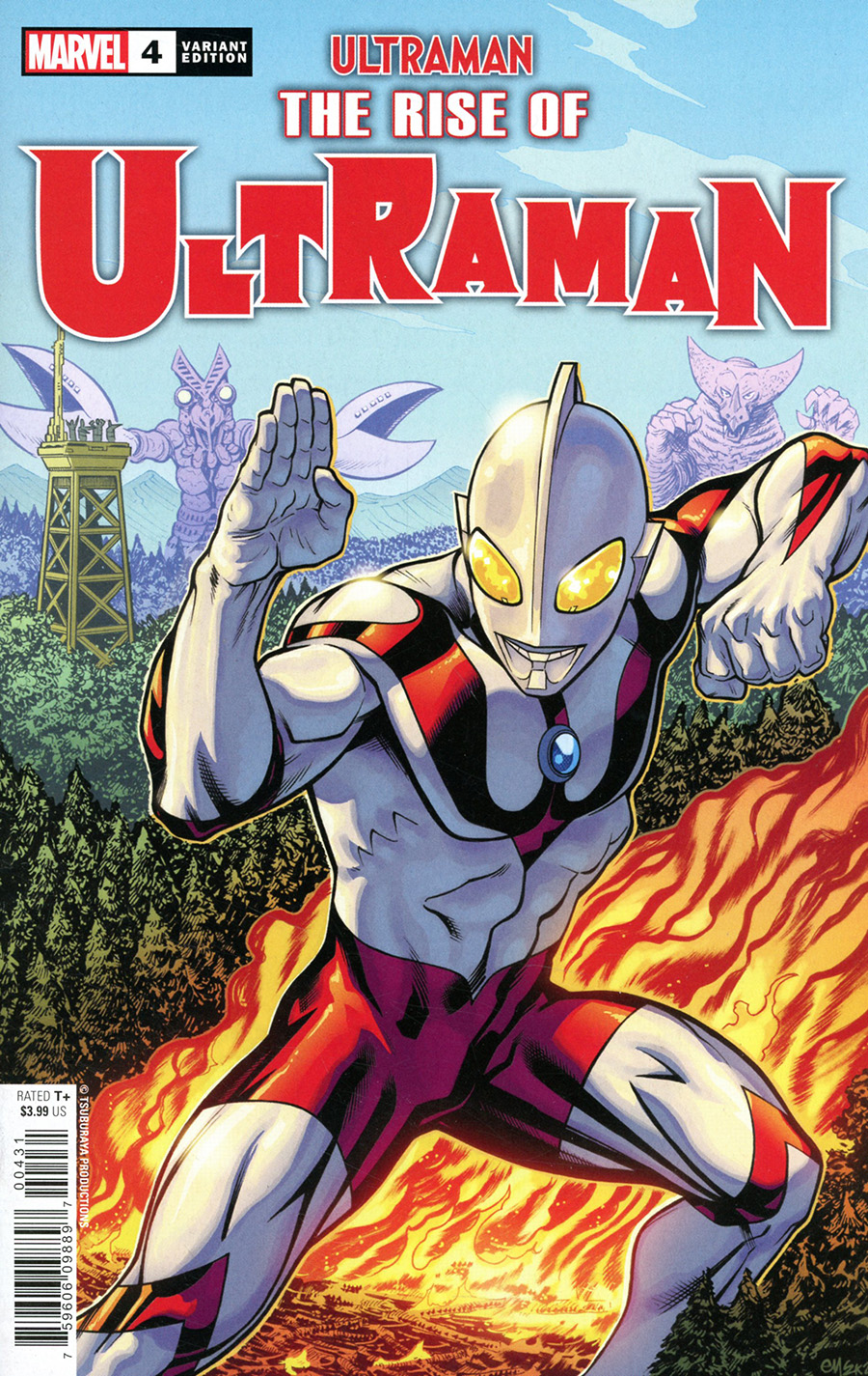 Ultraman Rise Of Ultraman #4 Cover B Variant Ed McGuinness Cover