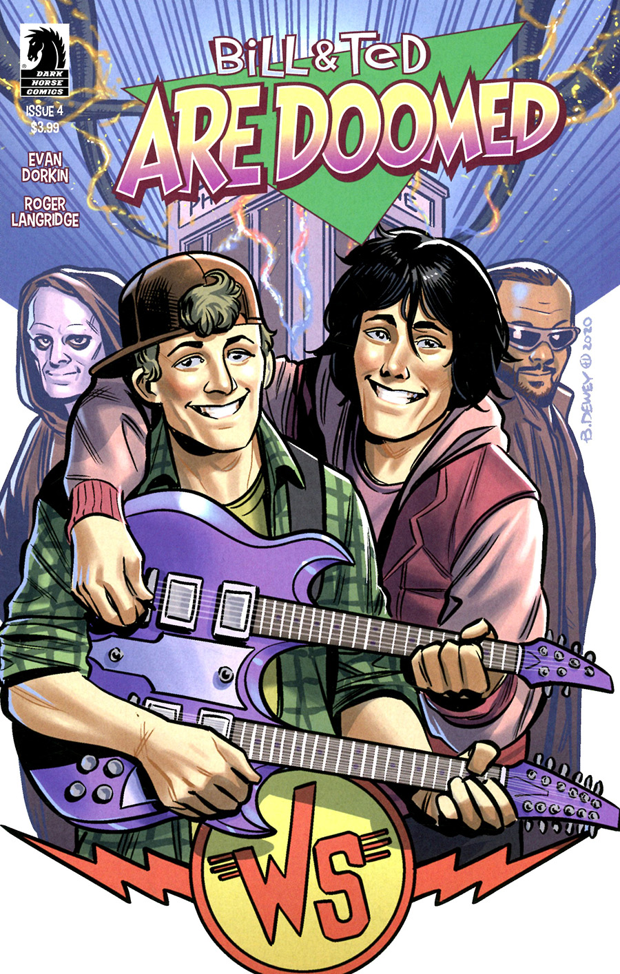 Bill & Ted Are Doomed #4 Cover B Variant Benjamin Dewey Cover