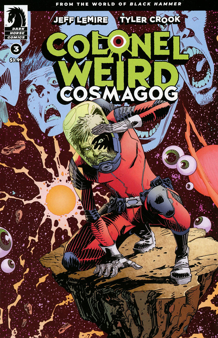 Colonel Weird Cosmagog #3 Cover B Variant John McCrea & Mike Spicer Cover