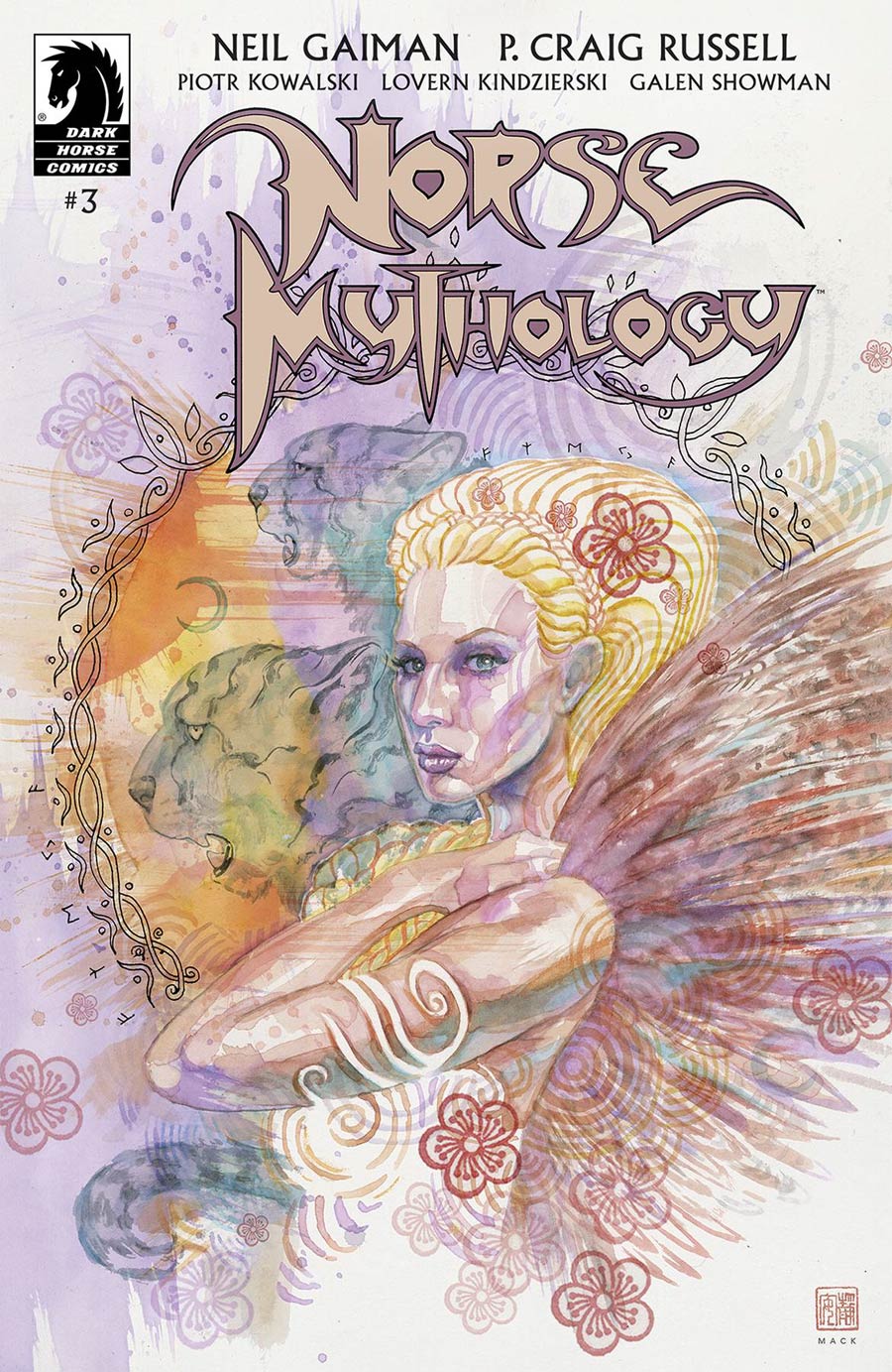 Neil Gaiman Norse Mythology #3 Cover B Variant David Mack Cover