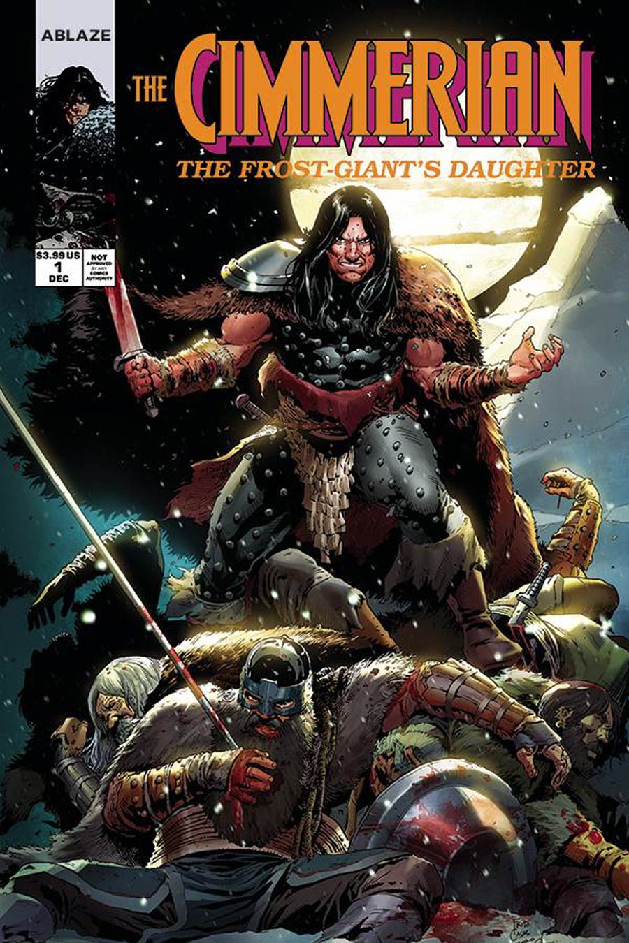 Cimmerian Frost-Giants Daughter #1 Cover E Variant Fritz Casas Wolverine 1 Parody Cover