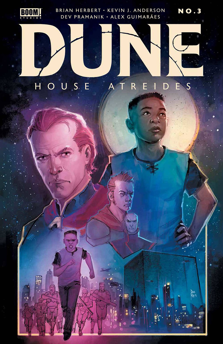 Dune House Atreides #3 Cover B Variant Rod Reis Cover