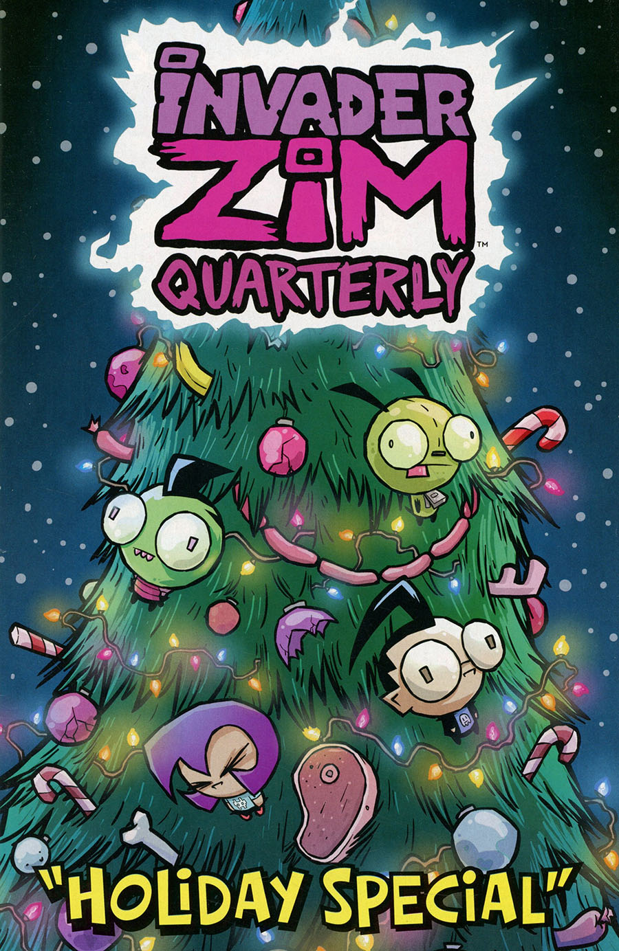 Invader Zim Quarterly #3 Holiday Special Cover B Variant Warren Wucinich Cover