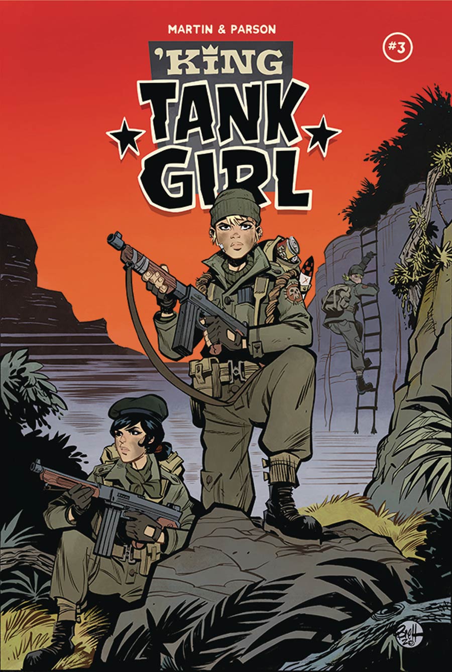 King Tank Girl #3 Cover A Regular Brett Parson Cover